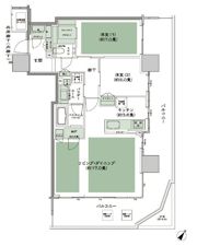 シティタワー千住大橋の間取り画像