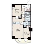 S－RESIDENCE瑞江の間取り画像