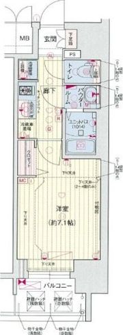 プレサンス桜通ベルノの間取り画像