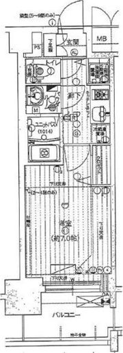 プレサンスジェネ丸の内の間取り画像