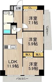 インプルーブ金山の間取り画像