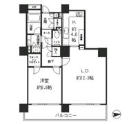 リバーポイントタワーの間取り画像