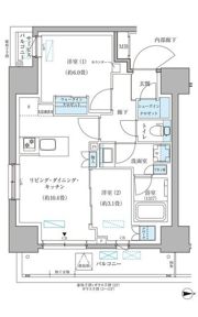 パークアクシス住吉ガーデンスクエアの間取り画像