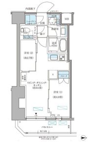 パークアクシス住吉ガーデンスクエアの間取り画像