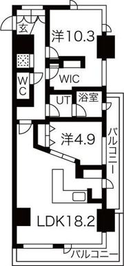 AREX丸の内の間取り画像