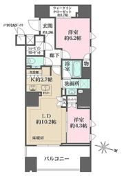 ザ・パークハウス麹町三丁目の間取り画像
