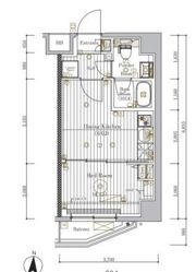 ミライズ錦糸町マーロの間取り画像