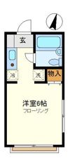 新宿区大久保2丁目 貸アパート 定期借家の間取り画像