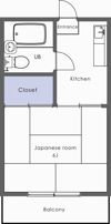サンハイツ本間の間取り画像