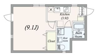 maison SANGUBASHI Ⅱの間取り画像