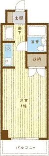 ブルーシャンピア芝川の間取り画像