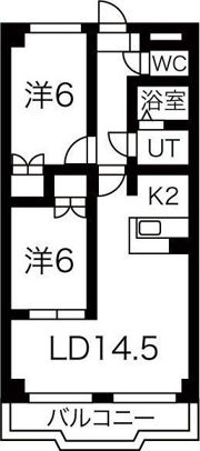 パラディーソ白壁の間取り画像