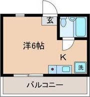 長谷川ビル矢田南の間取り画像