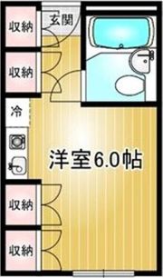 東カン名古屋キャステールの間取り画像