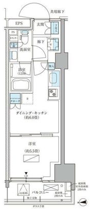 パークアクシス品川天王洲アイルの間取り画像