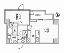 ALTERNA南大井の間取り画像