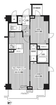 シャンドール目黒の間取り画像