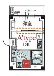 b’CASA ASAKUSA IMADOの間取り画像