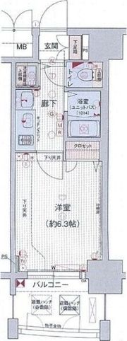 プレサンス大須観音駅前サクシードの間取り画像