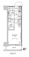 プラウドフラット門前仲町Ⅴの間取り画像