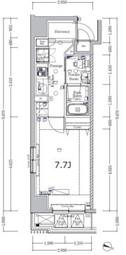 XEBEC人形町exz.の間取り画像