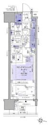 クレヴィア両国国技館通りの間取り画像