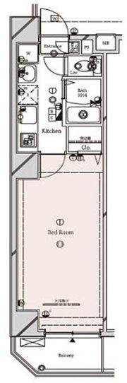 TRADIS NIPPORI Eの間取り画像