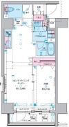 GENOVIA 東神田 green veilの間取り画像