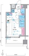 GENOVIA南千住Ⅴskygardenの間取り画像