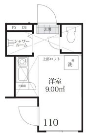 ロンジェスマン三宿の間取り画像