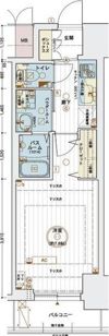 エステムコート名古屋今池アーバンゲートの間取り画像