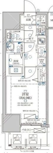 ディアレイシャス浅間町IIIの間取り画像