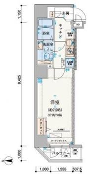 リヴシティ上野入谷の間取り画像