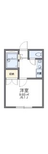 レオパレス土塔Ⅱの間取り画像