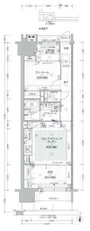 プレサンス ジェネ 新栄町駅前 葵の間取り画像
