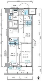 パークアクシス品川シーサイドの間取り画像