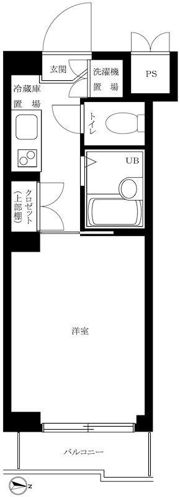ルーブル芝公園の間取り画像