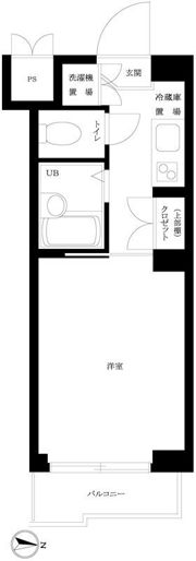 ルーブル芝公園の間取り画像