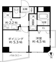DuoStage白金高輪の間取り画像