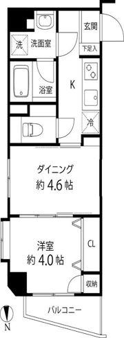 DuoStage白金高輪の間取り画像