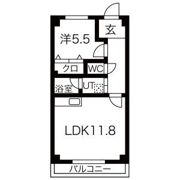リトルアイランド細米の間取り画像