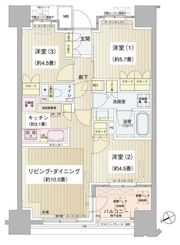 パークホームズ清澄白河の間取り画像