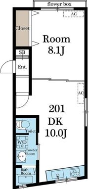 シルクメゾンの間取り画像