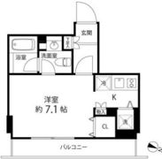 麻布十番レジデンスの間取り画像