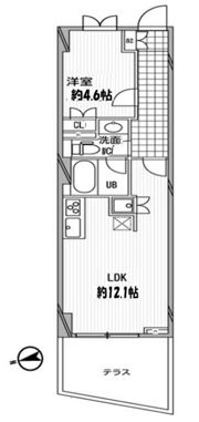 パシフィックコート中延の間取り画像