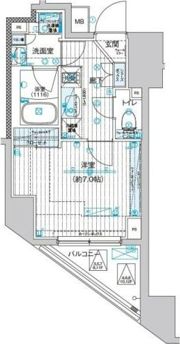 ブライズ東日本橋の間取り画像