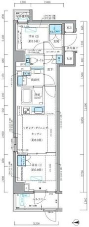 パークアクシス品川シーサイドの間取り画像