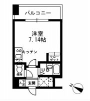レジディア三越前の間取り画像