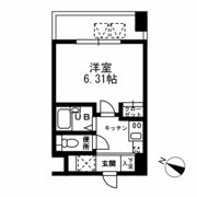 レジディア三越前の間取り画像