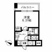 レジディア三越前の間取り画像